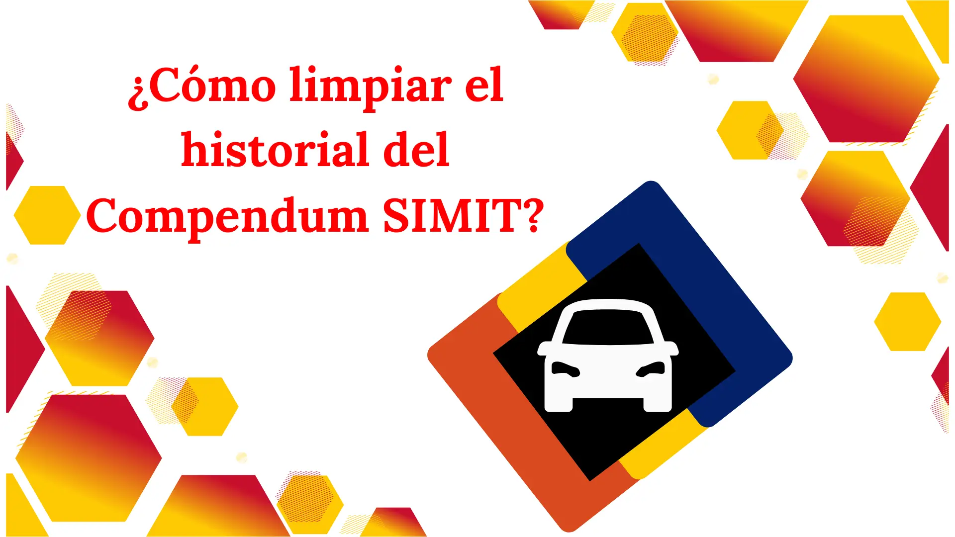 ¿Cómo limpiar el historial del Compendum SIMIT?