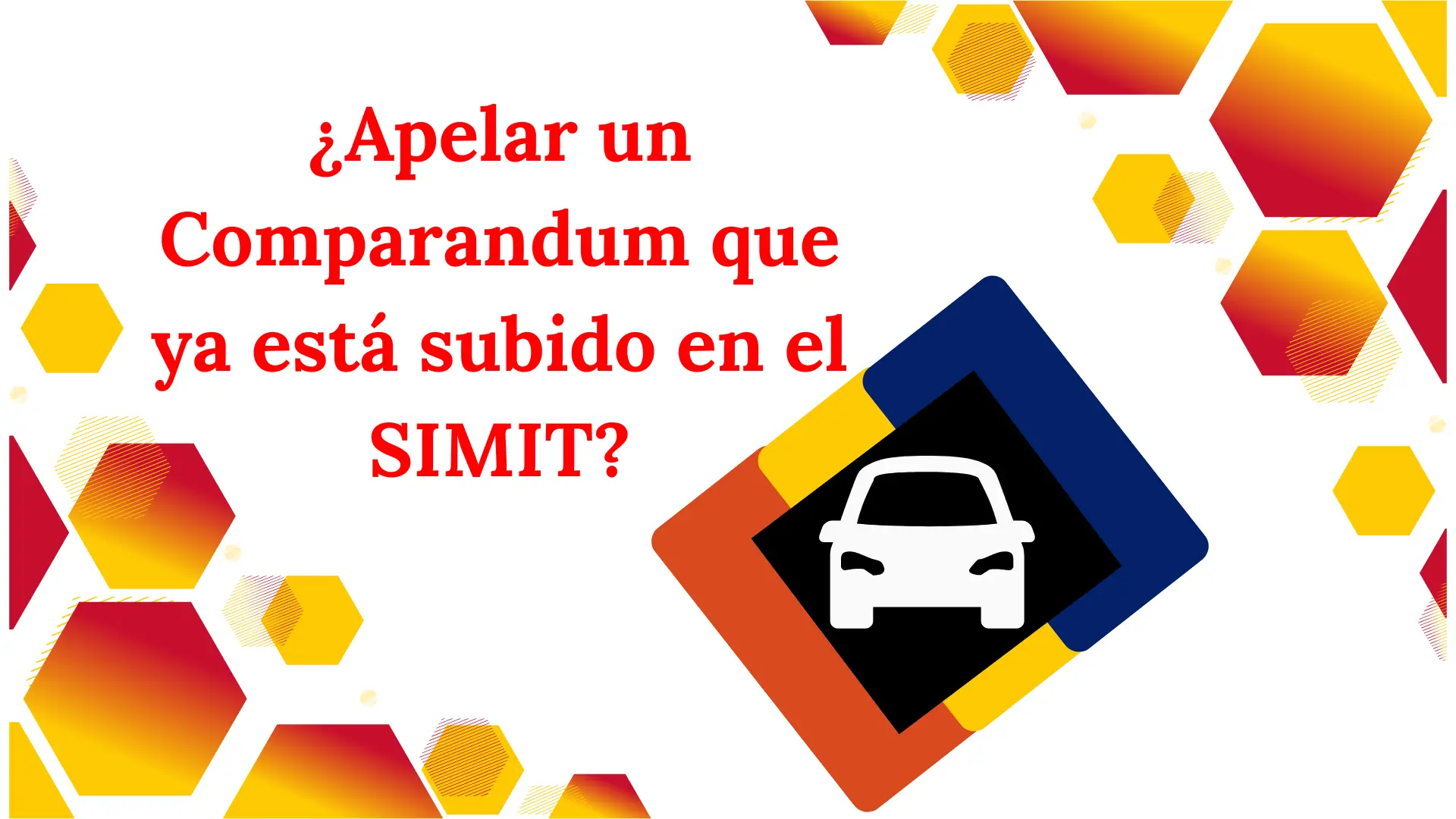 ¿Apelar un Comparandum que ya está subido en el SIMIT?