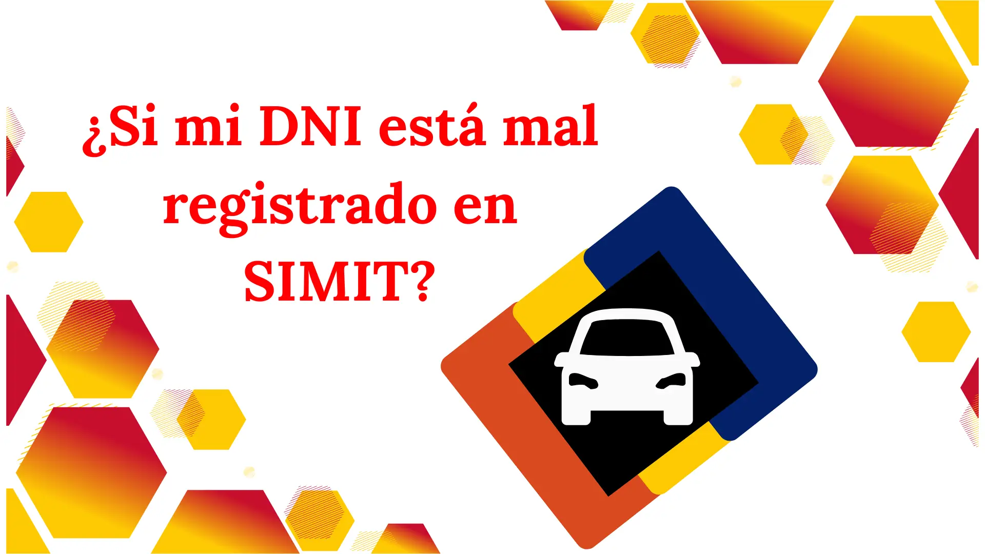 ¿Si mi DNI está mal registrado en SIMIT